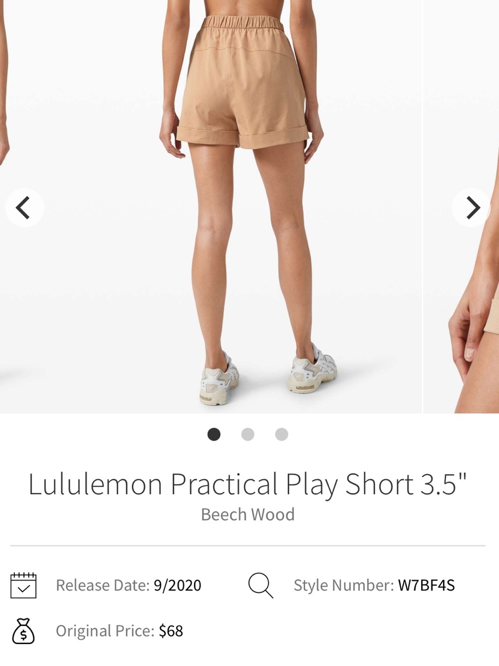 Lululemon Practical Play Short 3.5"